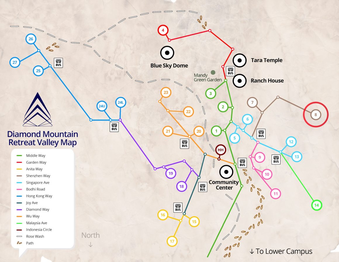 8-Diamond-Mountain-Retreat-Valley-Map House 8: Blue Sky