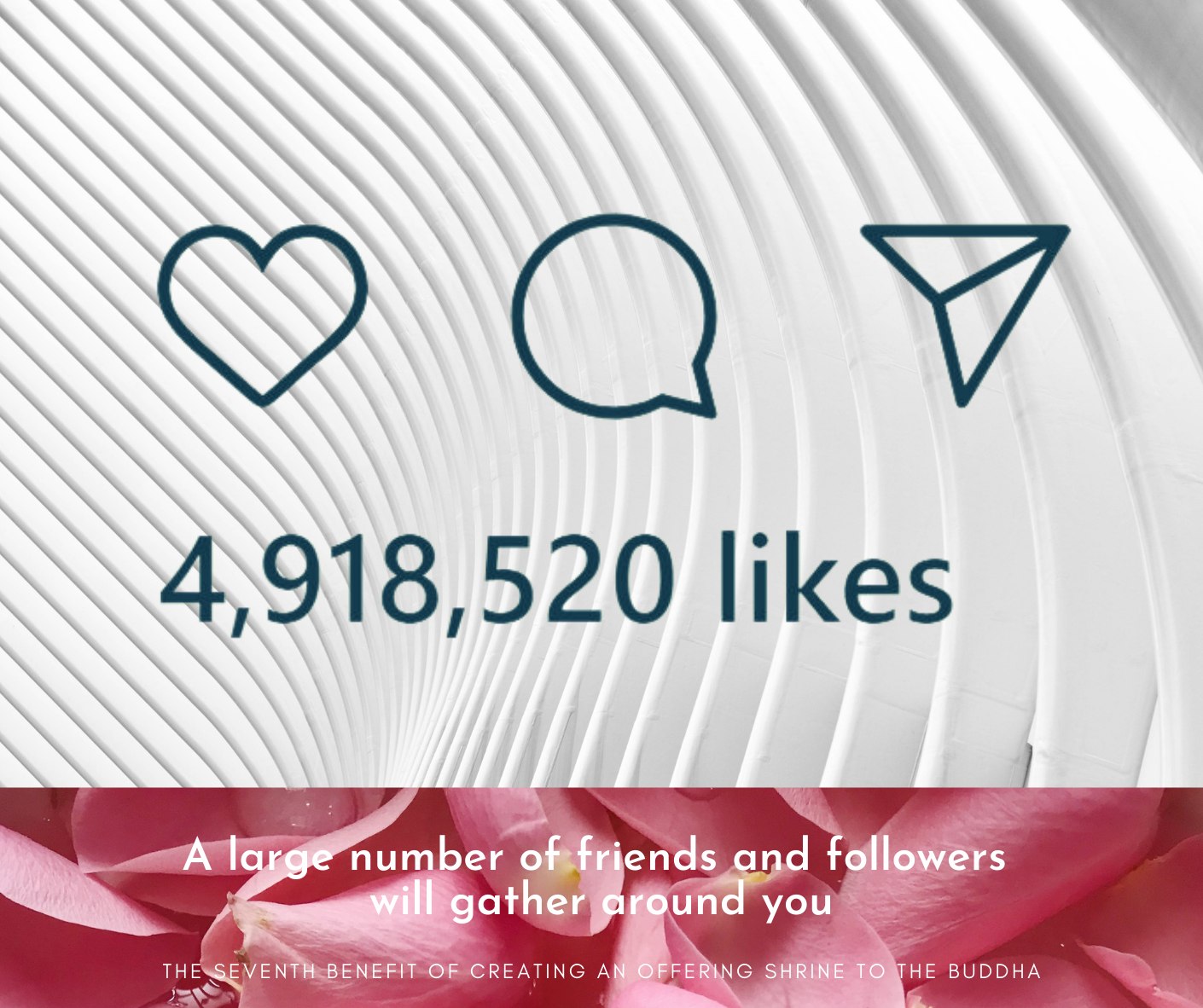 A large number of friends and followers will gather around you A large number of friends and followers will gather around you