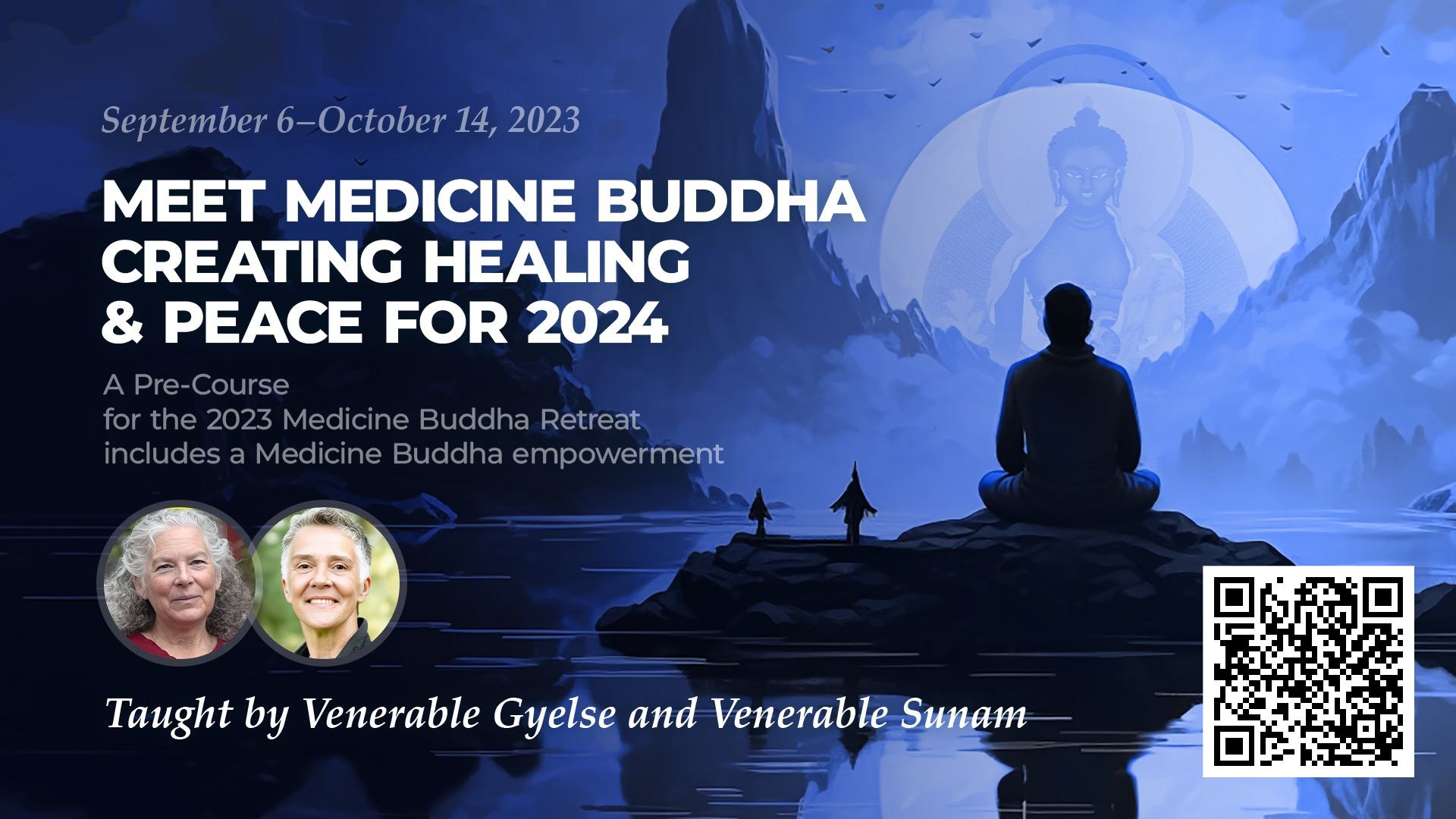 precourse banner Medicine Buddha 2023